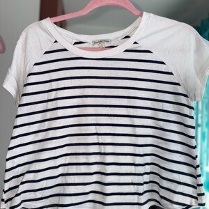 Classic Striped Navy and White shirt